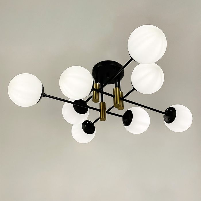 Стельова люстра на 4/6/8 плафонів