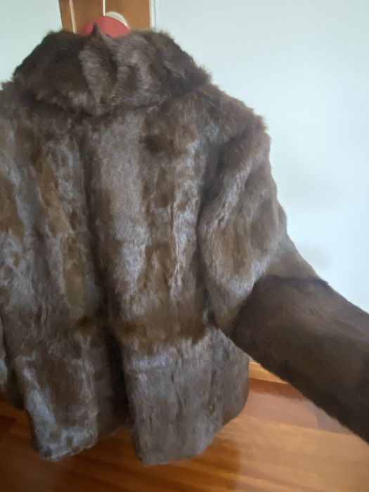 Casaco pelo de coelho