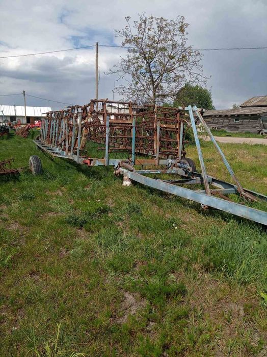 Борона пружинна ЗБР-24, ЗПГ-24, шириною 24 м, комплектна, 130 к.с.