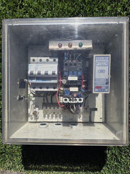 Quadro Eletrico de Nivel com SONDAS - Controlo Bombas Furos Depositos