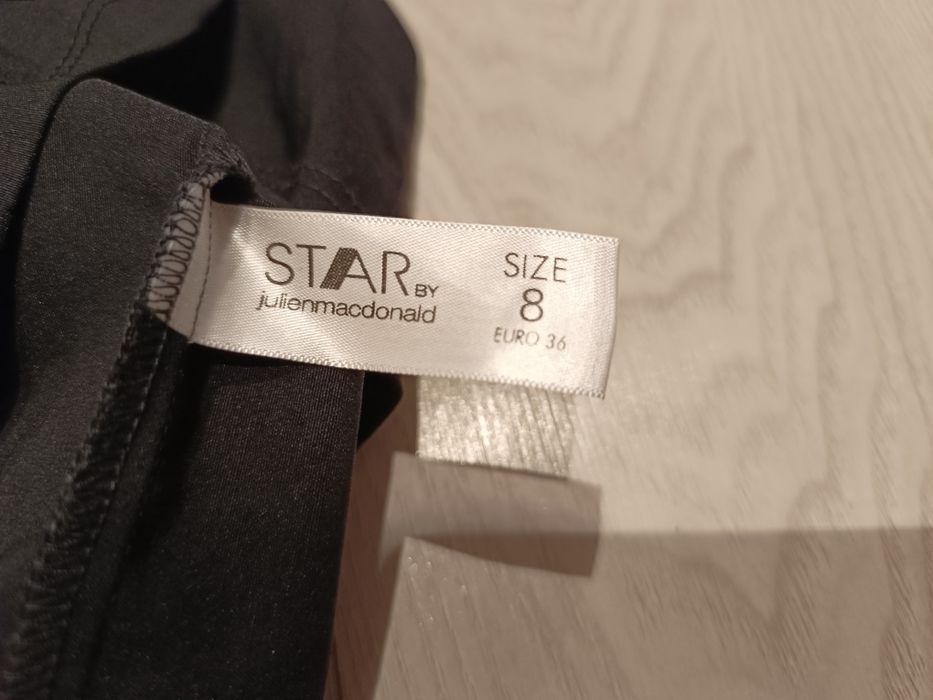 Sukienka 36 S mala czarna cyrkonie Diamond suknia M