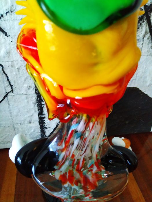 Palhaço em vidro Murano