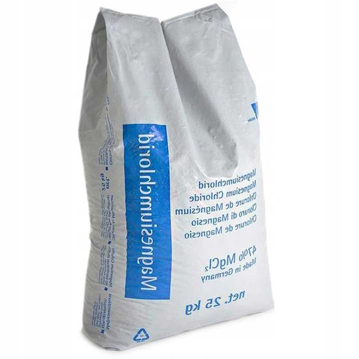 CHLOREK magnezu lepszy niż sól 25kg WYSYŁKA CAŁY KRAJ