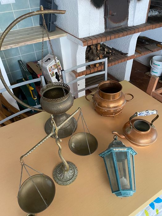 Varios artigos de decoração