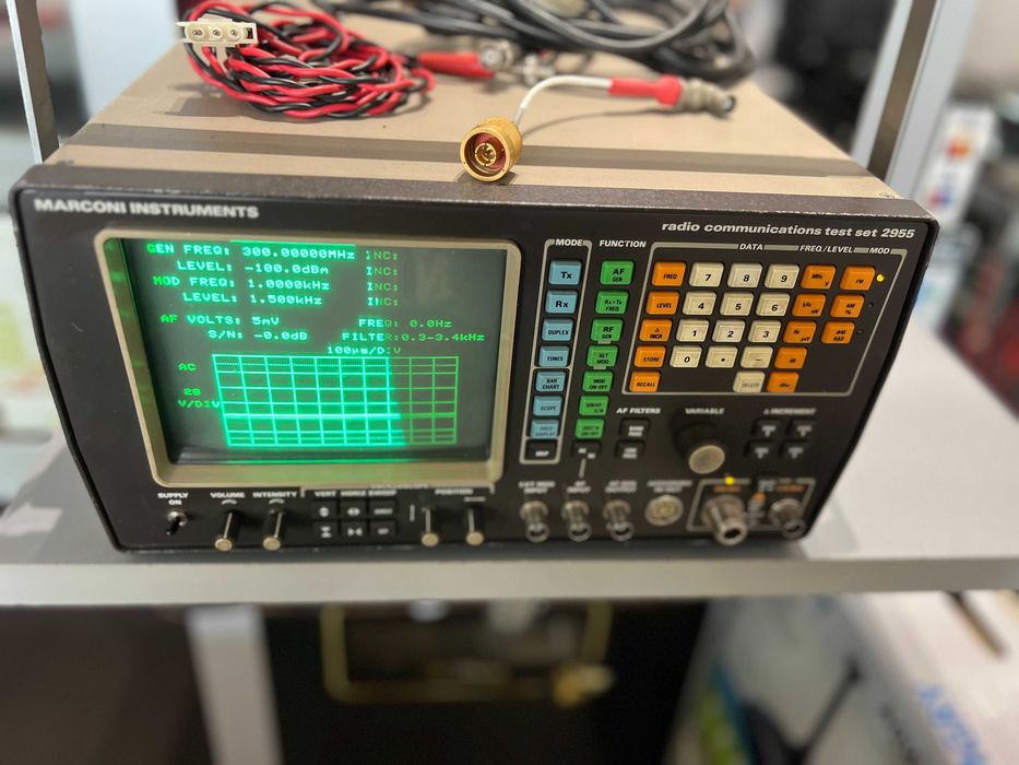 Tester Komunikacji Radiowej Marconi 2955 + kable + maskownica
