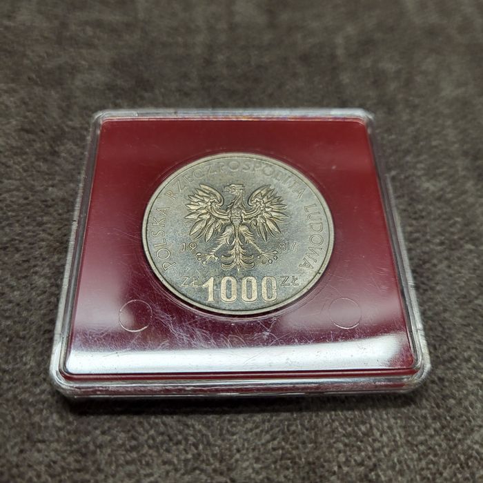 Muzeum Ślaskie srebro Próba 1000 zł 1987
