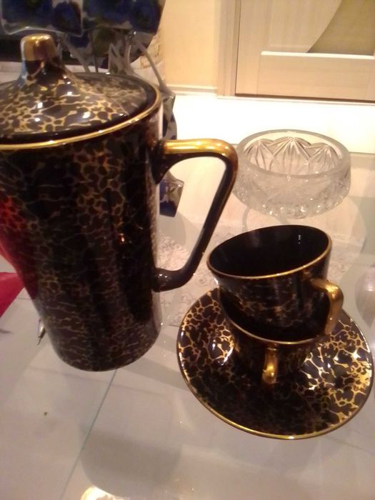 Сервіз для кави  перламyтровий