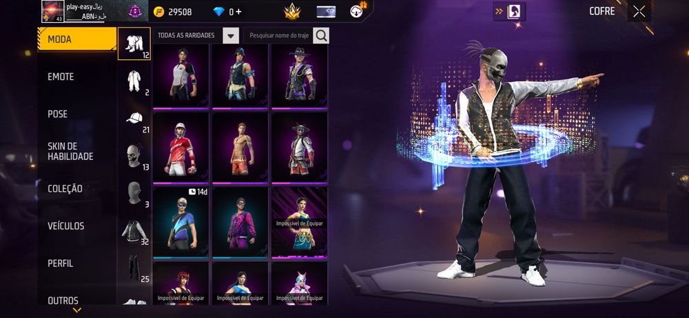 Conta de free fire