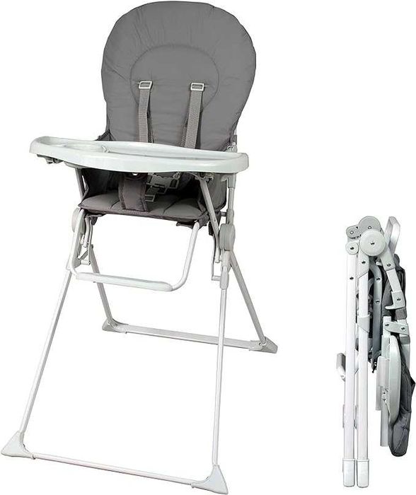 kompaktowe składane krzesełko do karmienia dla dzieci lekkie Bambisol
