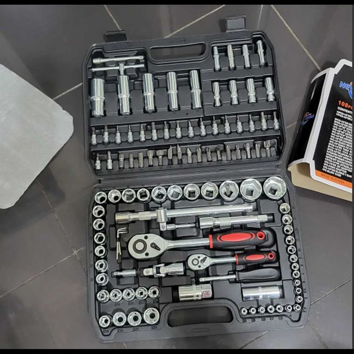 D84-Mala de ferramentas roquete com 108 peças