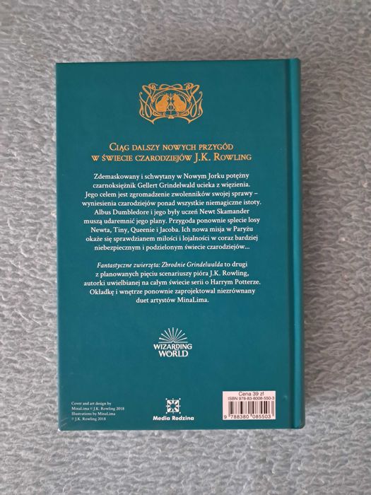 Książka – scenariusz „Zbrodnie Grindelwalda”, J.K.Rowling