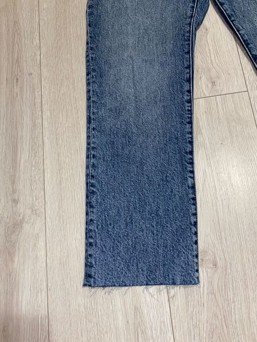 Жіночі прямі джинси блакитні сині Mango denim розмір -М
