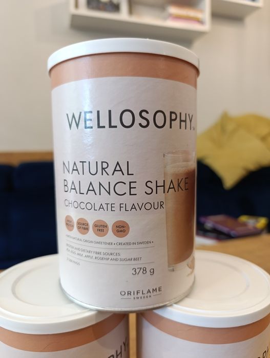Białko/ Koktajl czekoladowy Oriflame Wellosophy.