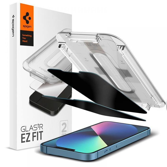 Spigen Glas.TR Privacy 2-Pack - Szkło prywatyzujące iPhone 16e