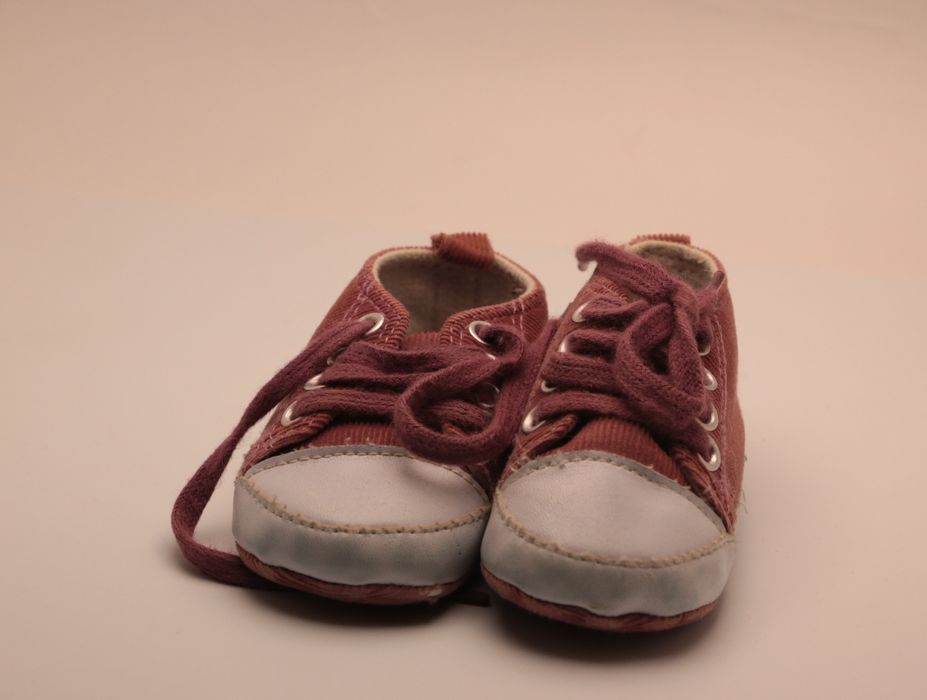 Ténis de bébé em pano