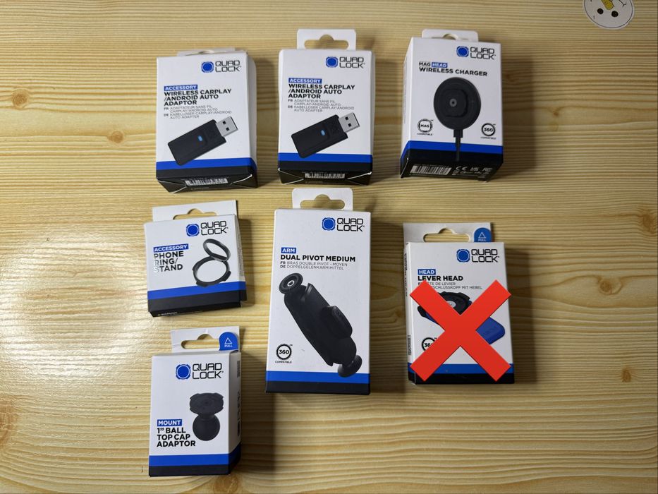 Capas e suportes Quad Lock