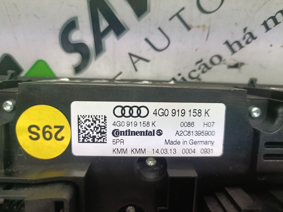 Comando chauffage / sofagem AUDI A6 (4G2, 4GC, C7)