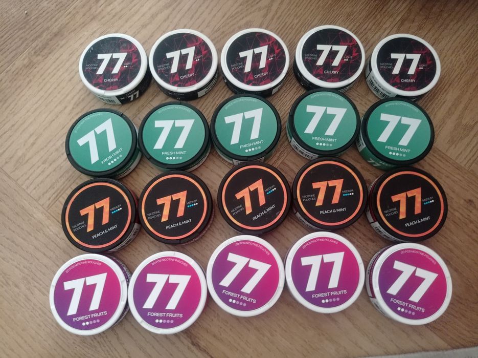 Saszetki nikotynowe nowe 20 paczek