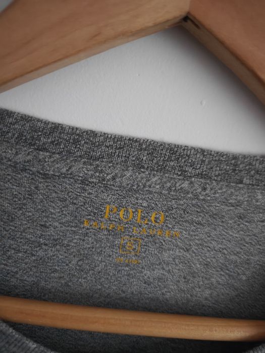 Ralph Lauren bluzka długi rękaw sportowa męska S/M