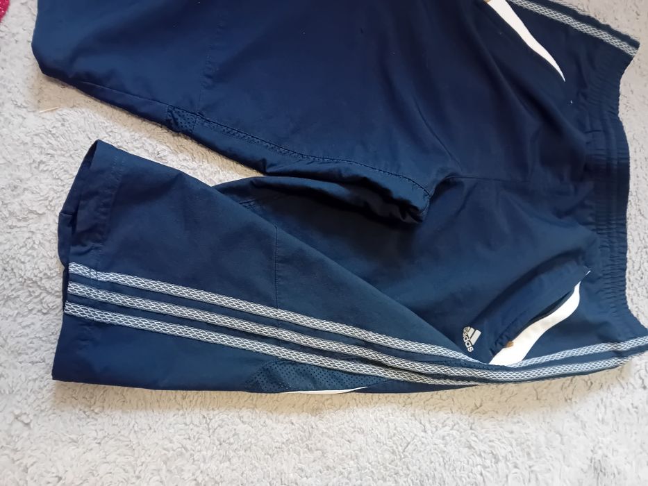 #adidas spodnie granatowe capri