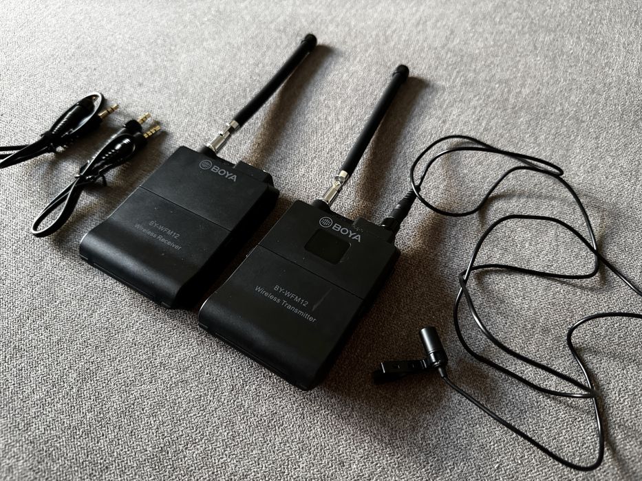 Петличний бездротовий мікрофон BOYA BY-WFM12