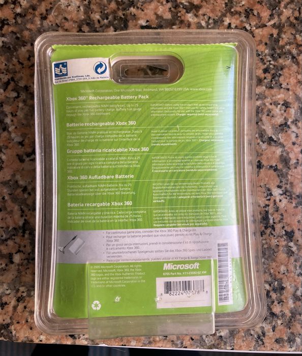 Xbox 360 bateria recarregavel