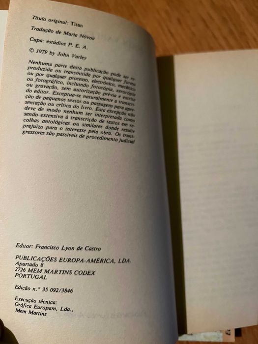 TITÃ   volumes 1 e 2     John Varley