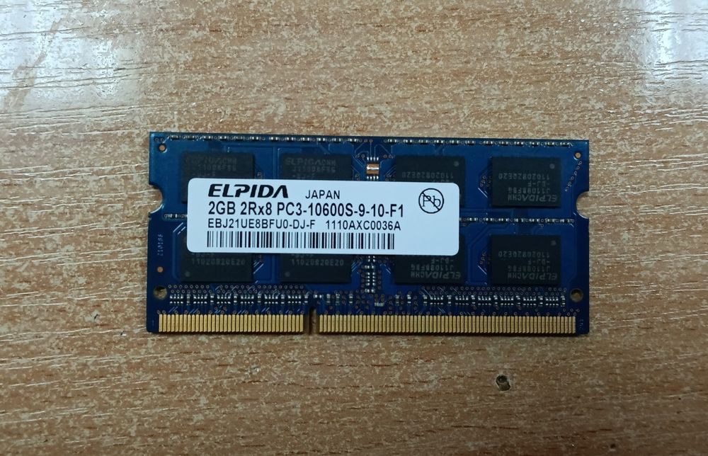 DDR3 2gb 2Rx8 ОЗУ для ноутбука
