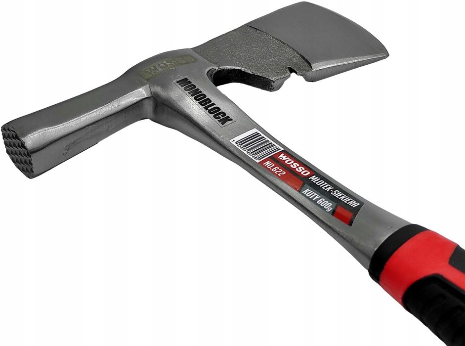 Siekiera Młotek 2w1 Kuty Hartowany MONOBLOCK Siekiero-Młot Siekierka