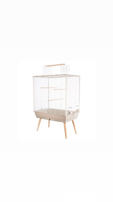 LOJA!! Gaiola para aves com poleiro exterior - NOVO!!