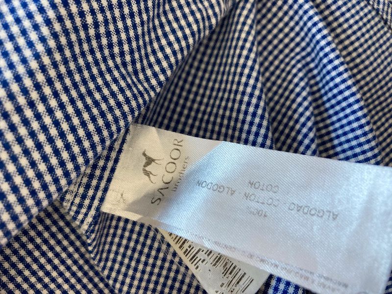 Camisa xadrez Sacoor Brothers