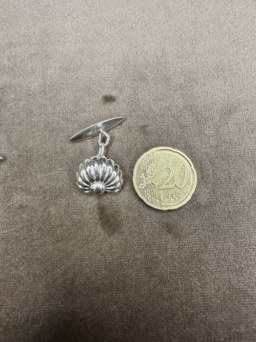 Botões de punho em prata