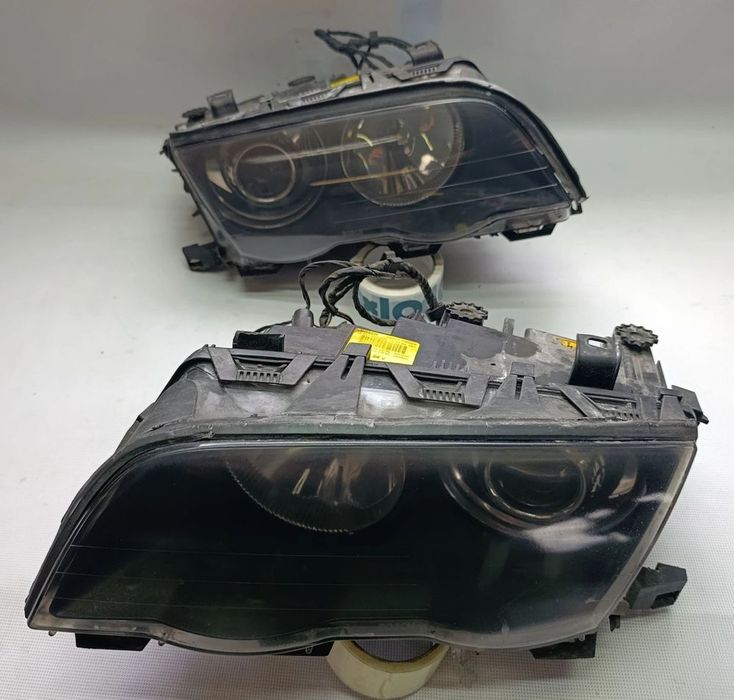 bmw 3 e46 lampa przednia przód xenon europa lift oryginał kompletna