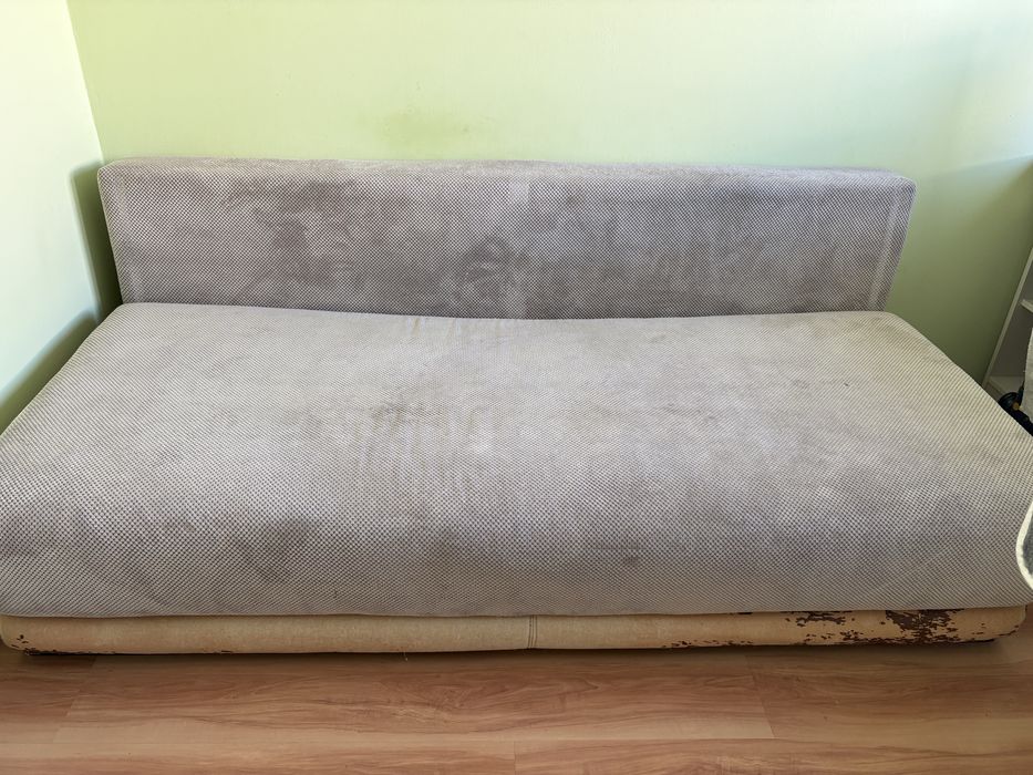 Kanapa szara, rozkladana 200x100