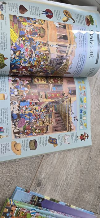Big book of picture puzzle Usborne obrazkowela książeczka angielski
