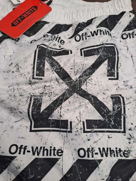 M (48) OFF-WHITE плавальні шорти офф вайт плавки шорты белые пляжные