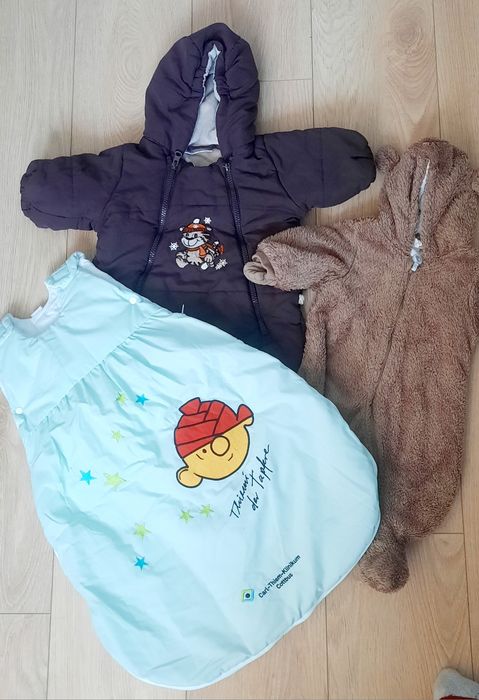 Продам 2 комбінезони тедді H&M і демісезонний спальнік