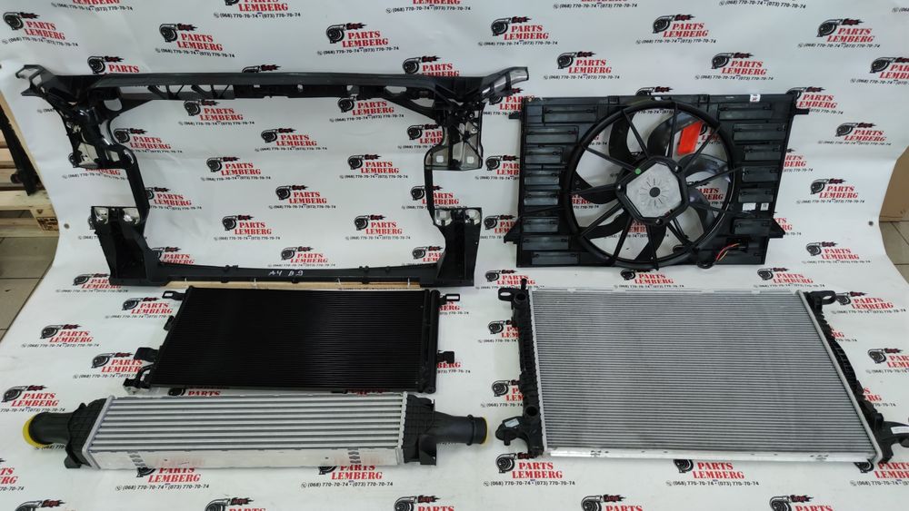 AUDI A4 B9 Ауді А4 В9 Телевізор Касета Радіатори Вентилятори НАЯВНІСТЬ