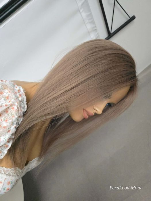 Topper włos europejski ciemny blond