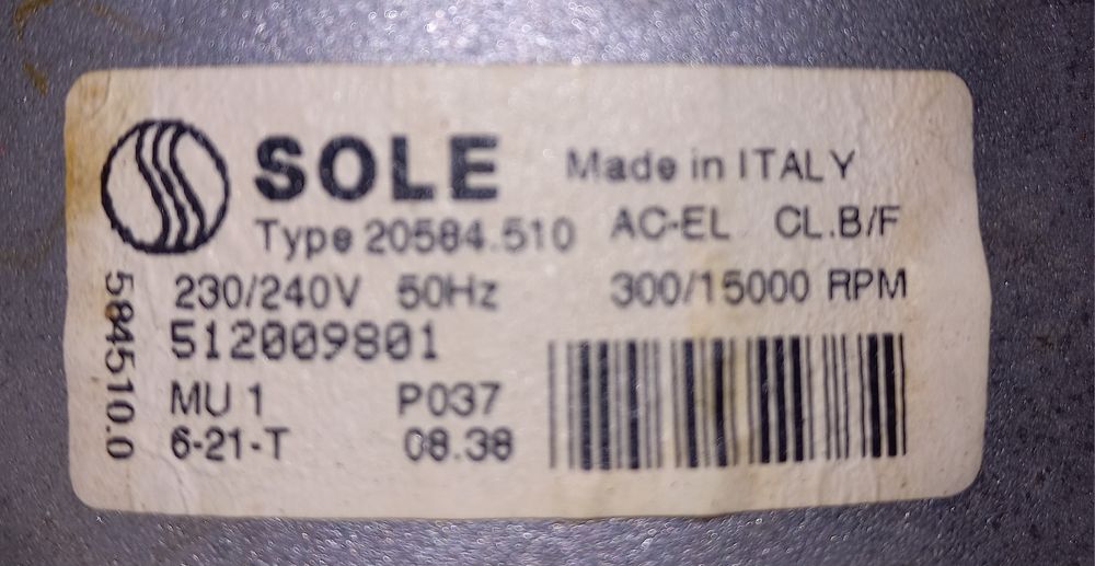 Двигун пральної машини АRDO S1000X