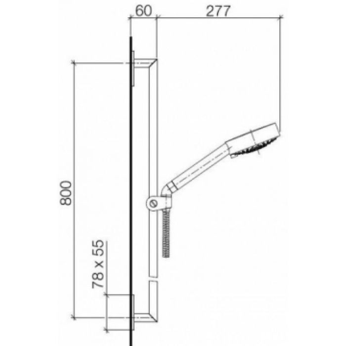 Душевой Гарнитур Villeroy & Boch (Dornbracht) Square (26403910-00)