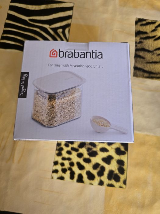 3 x Recepiente de vidro 1.3L + colher (novos)