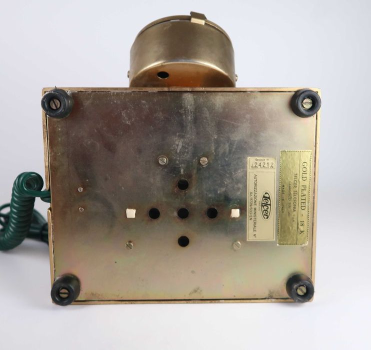 Telefone antigo Analógico - Telcer Telefonia Italy vintage 1960 (Ref. 8)