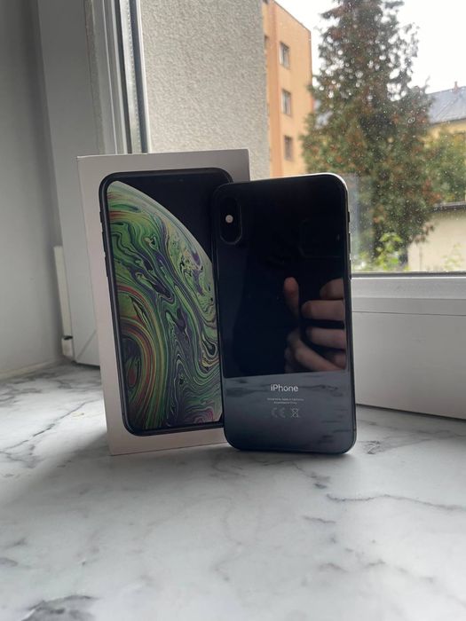 IPHONE XS czarny 64gb bardzo dobry bez uszkodzeń telefon 64gb
