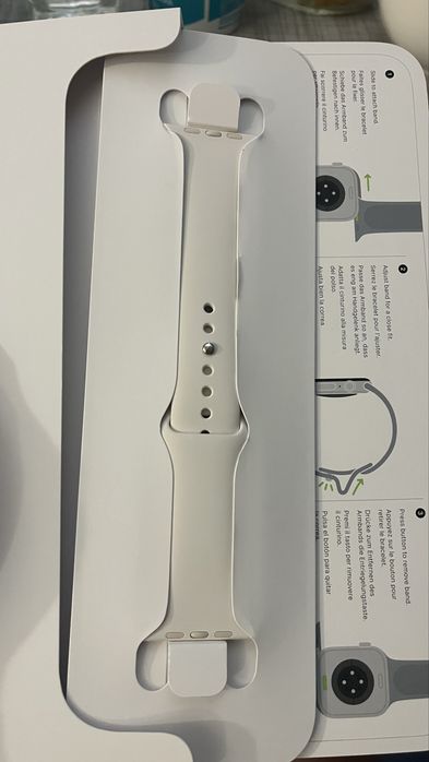 Apple Sport Band ОРИГІНАЛ для Apple Watch 46mm Starlight M/L