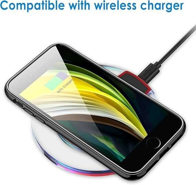 Etui JETech + szkło hartowane dla iPhone SE 3/SE 2