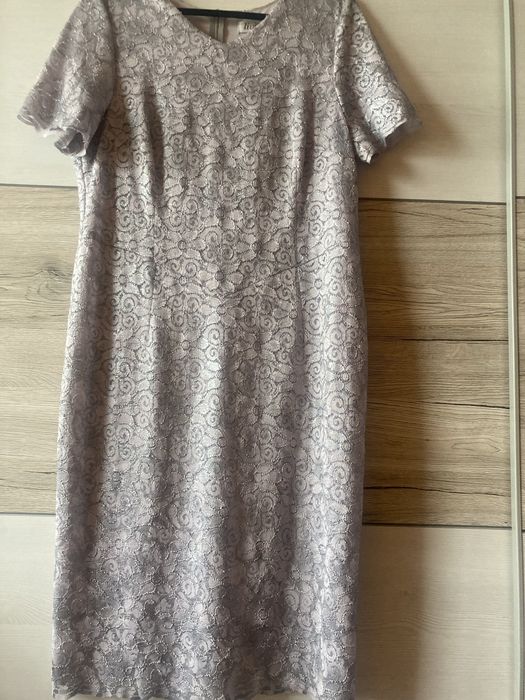 Sukienka srebrna