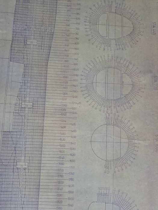 "Poster" Boeing 767 - Diagrama das Estações (1976) (Avião)