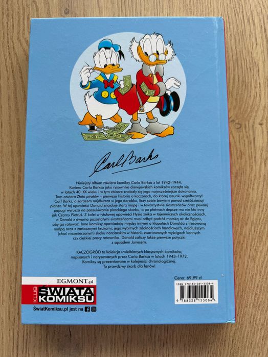 Kaczogród. Pierścień mumii - Carl Barks (Egmont) | Stan idealny