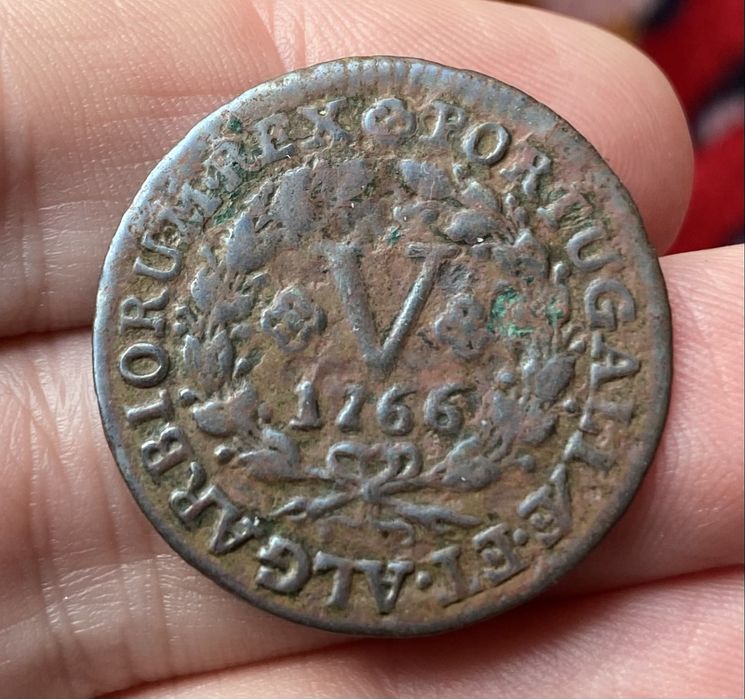 Moeda 1220 - D. JOSE I - V Reis 1766